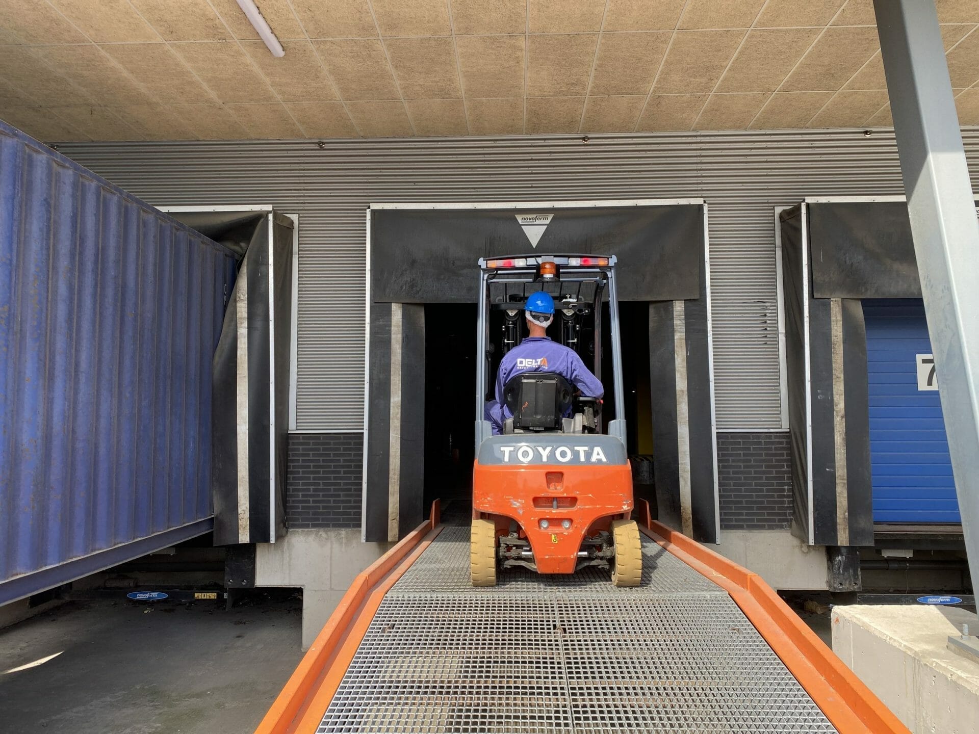 Code 95 heftruck training laaddok