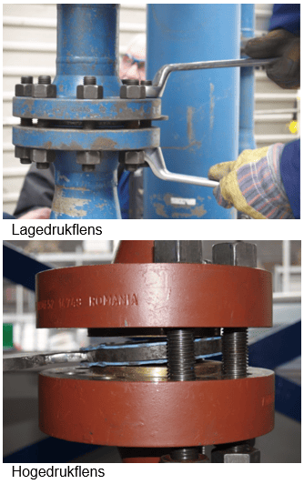 Hogedrukflens en lagedrukflens - DELTA Safety Training